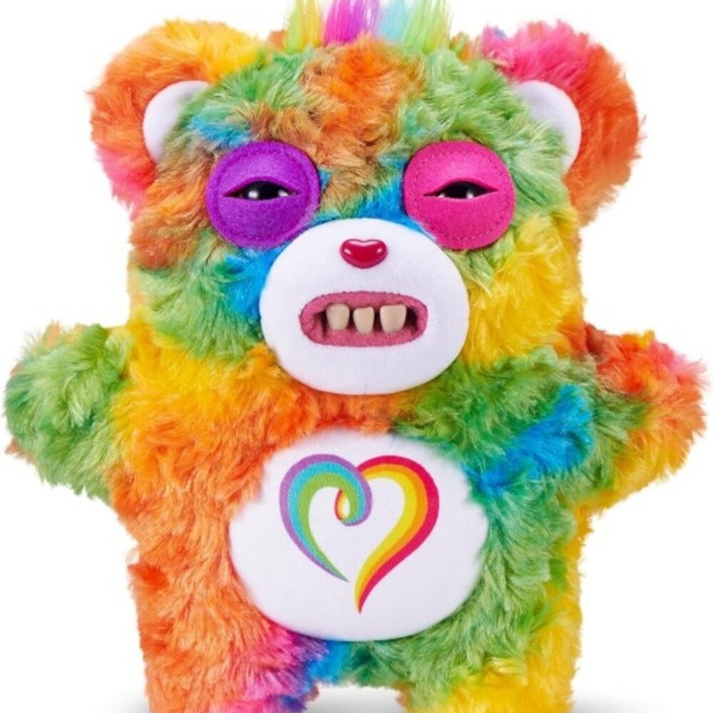 Fuggler Care Bears Series 1 9-Inch - Togetherness Bear (Rainbow)